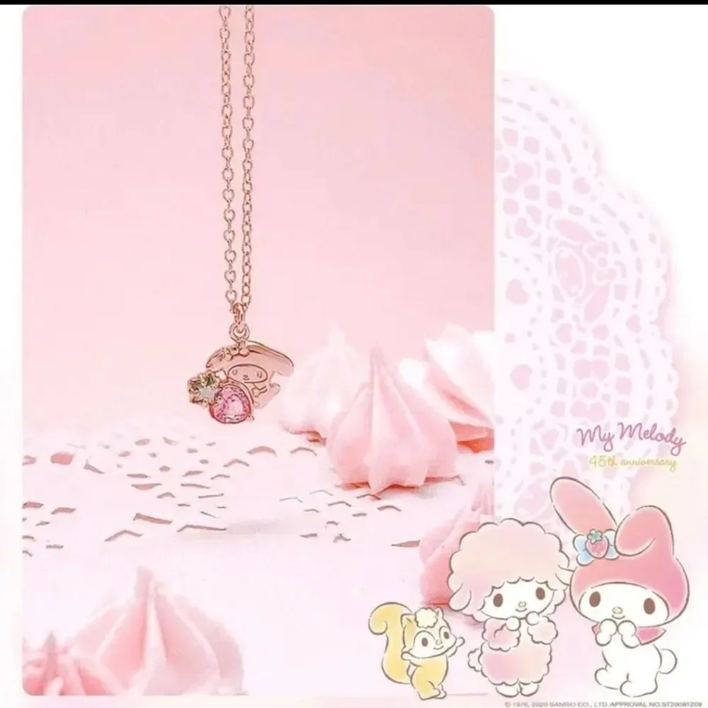 Sanrio My Melody Rose Gold Necklace